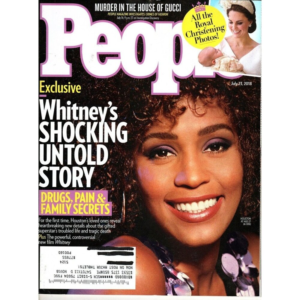 People Magazine July 23, 2018 Whitney Houston, Royal Christening Photos